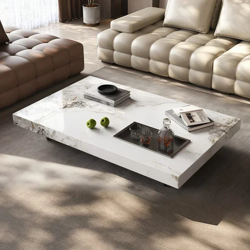 Minimalist Italian Coffee Table Living Room Decoration Aesthetic Modern Side Table Organizer Mesas Bajas Lounge Suite Furniture