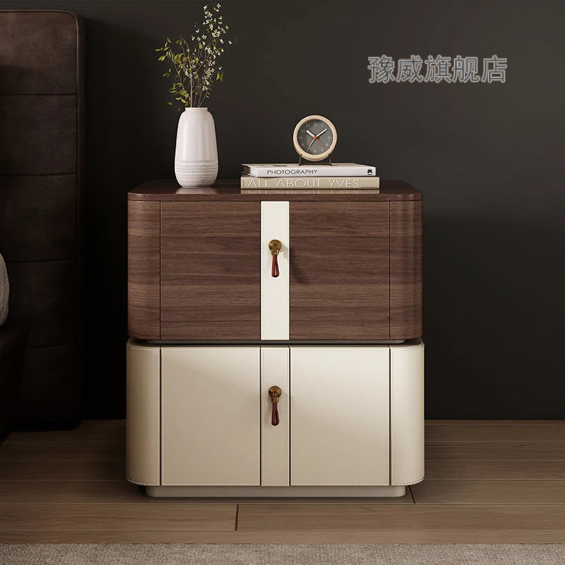 Minimalist Aesthetic Nightstand Modern Luxury Beauty Classic Nightstand Nordic Drawer Mesa De Cabeceira Bedroom Furniture