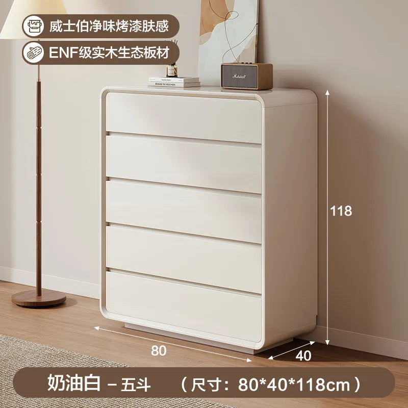 Minimalist Design Cabinet Luxury Office White Drawers Cabinet Hidden Handles Storage Armoire De Rangement House Accessories