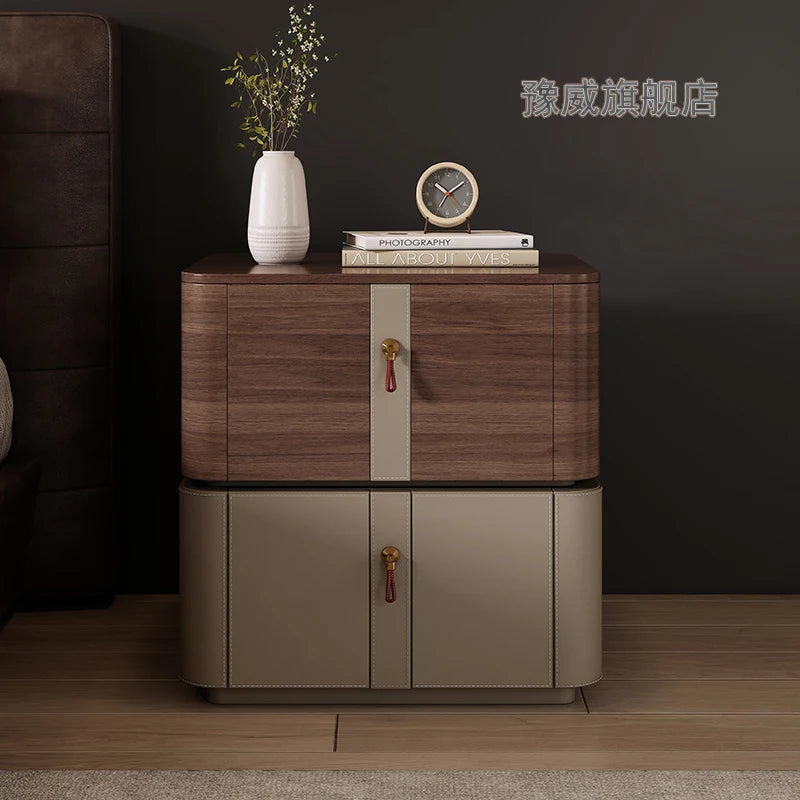 Minimalist Aesthetic Nightstand Modern Luxury Beauty Classic Nightstand Nordic Drawer Mesa De Cabeceira Bedroom Furniture