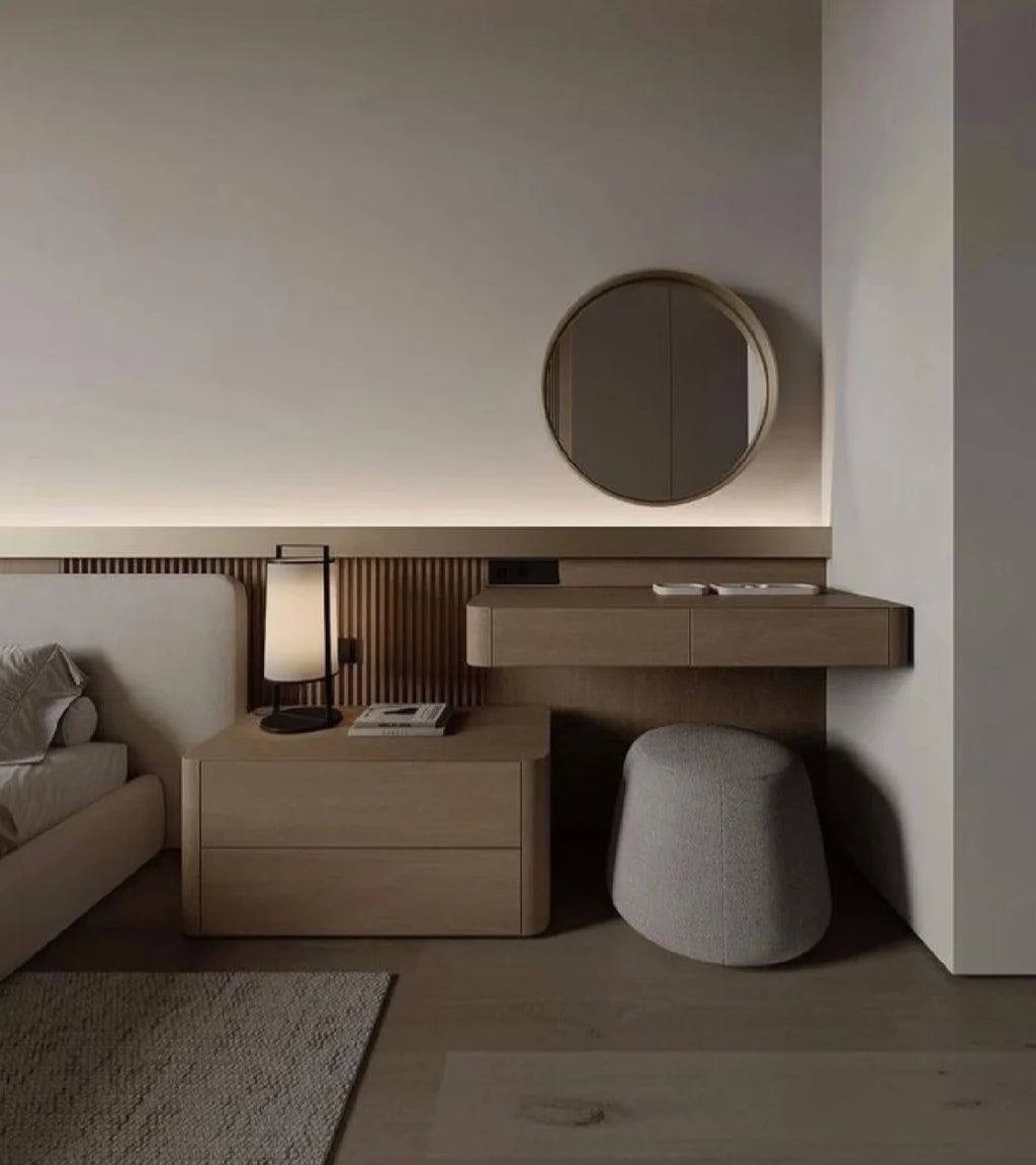 Minimalist Dresser Customized Bed Stand Simple Designed Dressing Table Makeup Vanities Bedroom Furniture