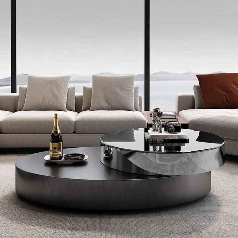 Minimalist Storage Coffee Table Display Floor Living Room Rotate Coffee Table Modern Magazine Meubles De Salon Home Accessories