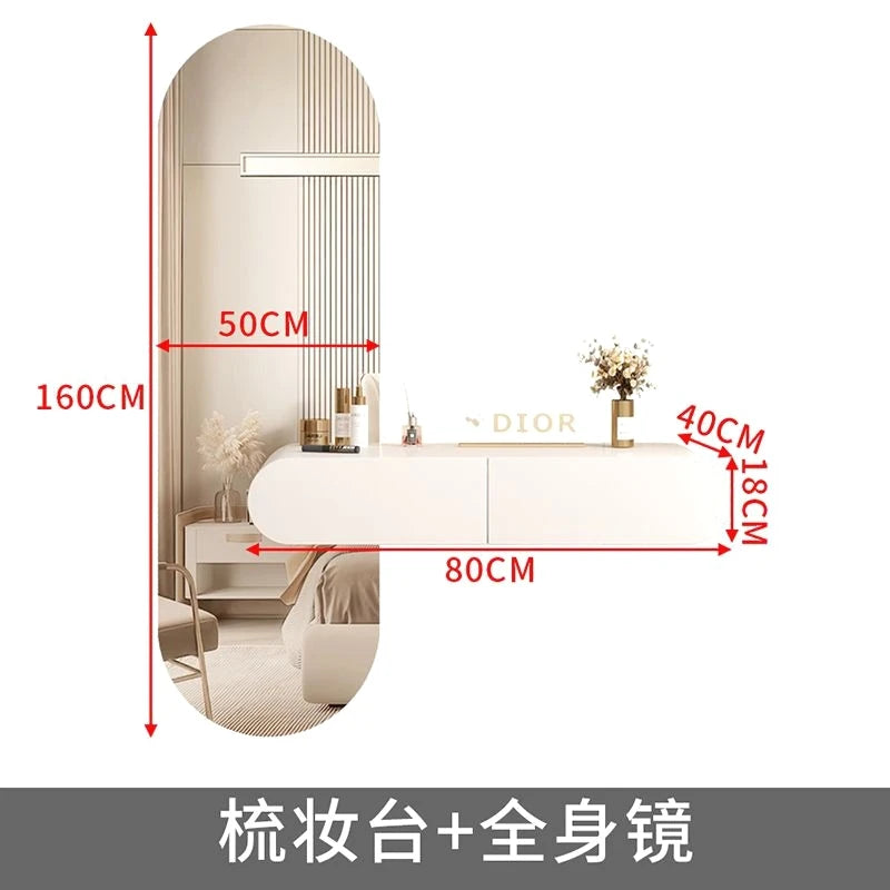 Minimalist White Dressing Table Organizer Cream Closets Organizer Dressing Table Light Luxury Nordic Vestidores Trendy Furniture