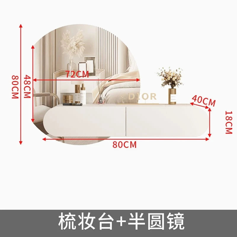 Minimalist White Dressing Table Organizer Cream Closets Organizer Dressing Table Light Luxury Nordic Vestidores Trendy Furniture