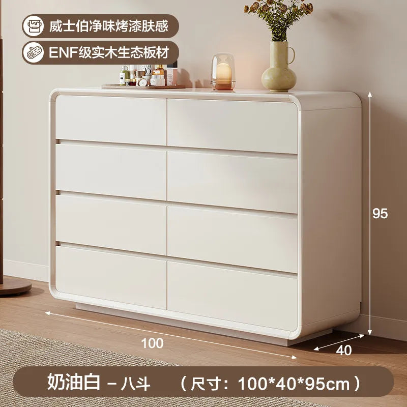 Minimalist Design Cabinet Luxury Office White Drawers Cabinet Hidden Handles Storage Armoire De Rangement House Accessories