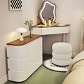 Small Apartment Dresser Bedroom Modern Simple Storage Chest Integrated Minimalist Cream Style Solid Wood Makeup Table