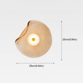 Nordic Postmodern Minimalist Bedroom Living Room Background Decoration Designer Bedside Minimalist Round Wall Lamp