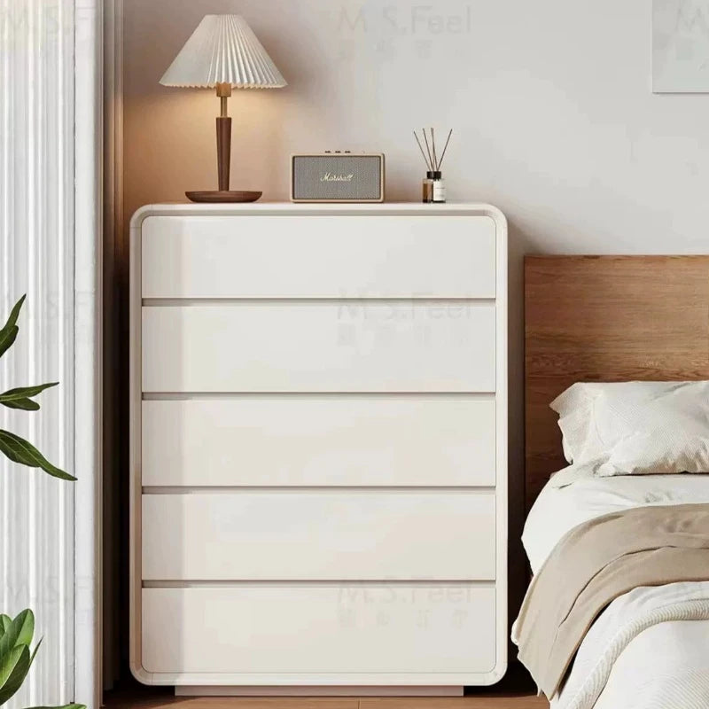 Minimalist Design Cabinet Luxury Office White Drawers Cabinet Hidden Handles Storage Armoire De Rangement House Accessories
