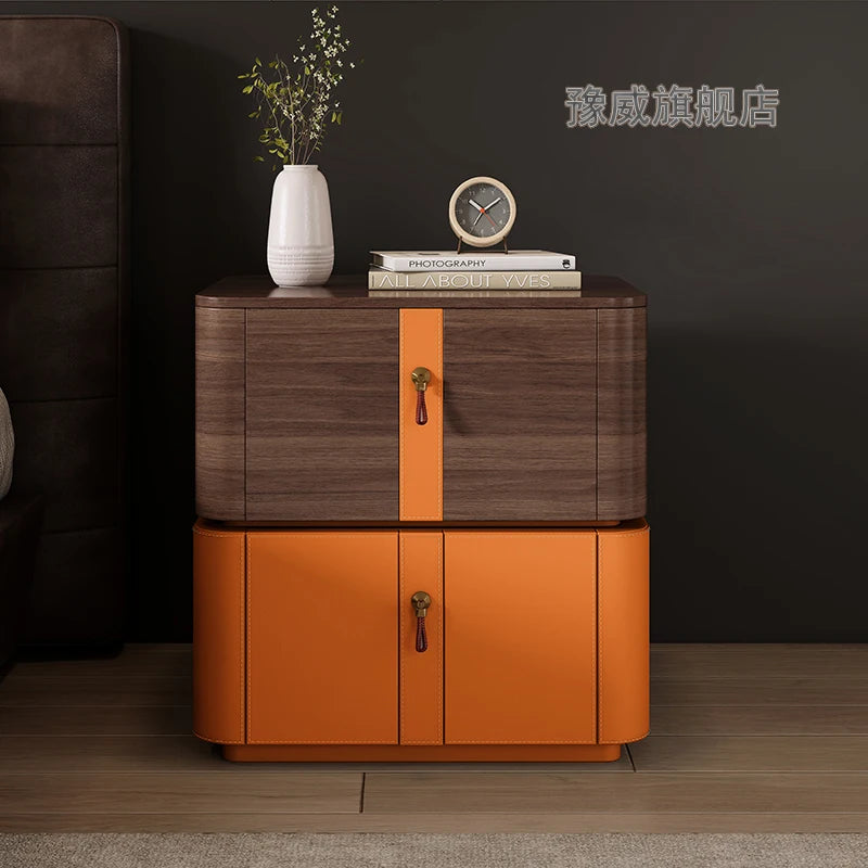 Minimalist Aesthetic Nightstand Modern Luxury Beauty Classic Nightstand Nordic Drawer Mesa De Cabeceira Bedroom Furniture