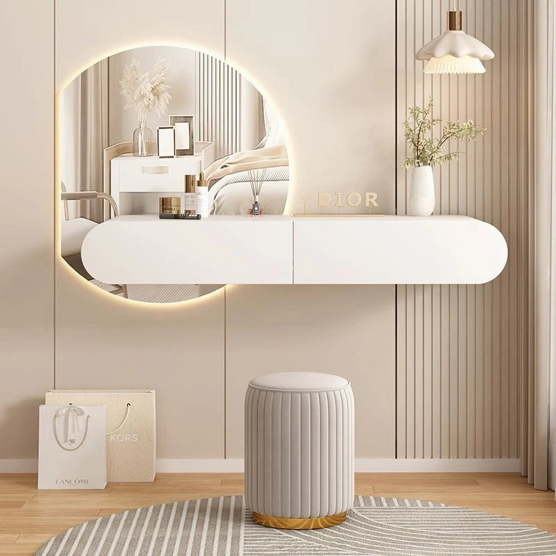 Minimalist White Dressing Table Organizer Cream Closets Organizer Dressing Table Light Luxury Nordic Vestidores Trendy Furniture