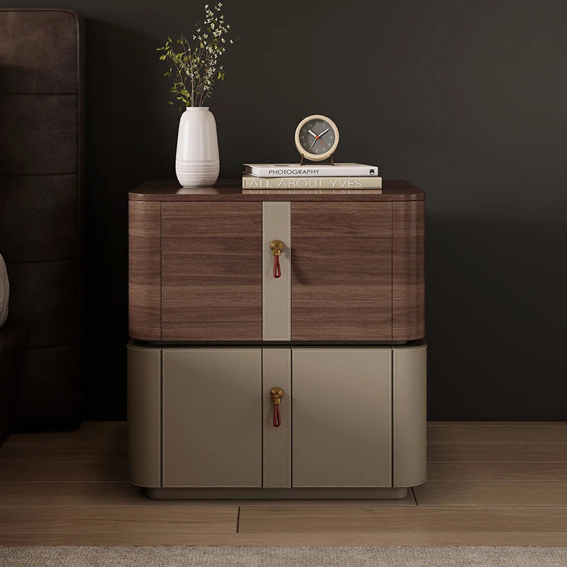 Minimalist Aesthetic Nightstand Modern Luxury Beauty Classic Nightstand Nordic Drawer Mesa De Cabeceira Bedroom Furniture