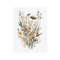 Scandinavian Minimalist Aesthetic Wall Art Neutral Watercolor Wildflowers Plants HD Poster Prints Home Bedroom Living Room De