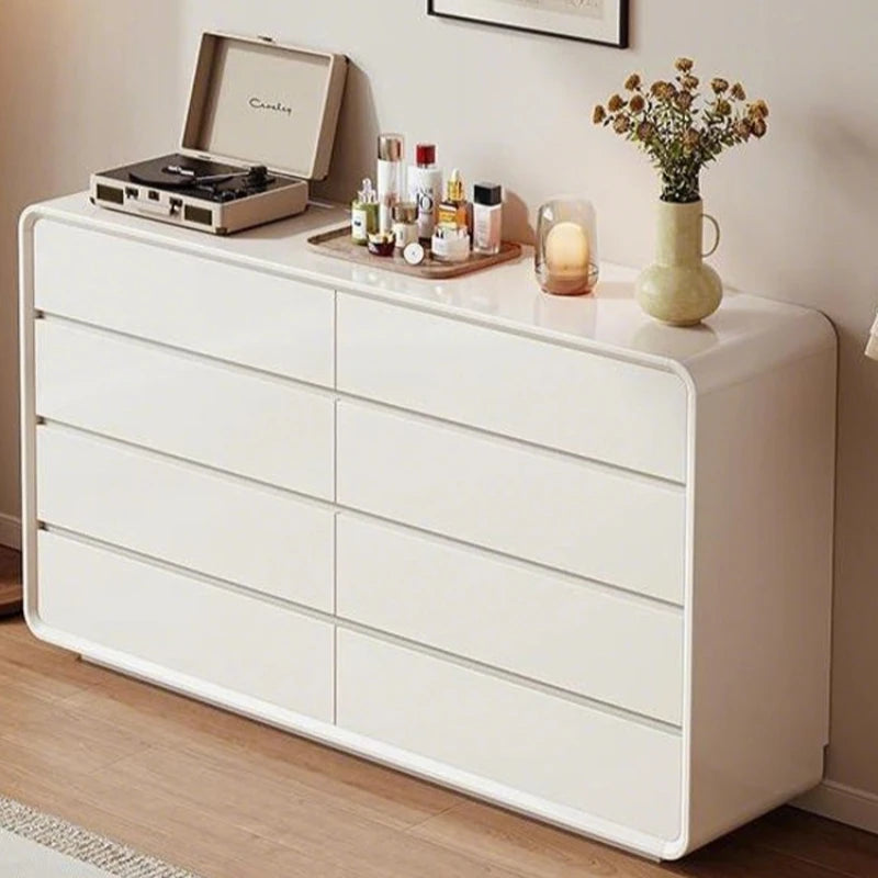 Minimalist Design Cabinet Luxury Office White Drawers Cabinet Hidden Handles Storage Armoire De Rangement House Accessories