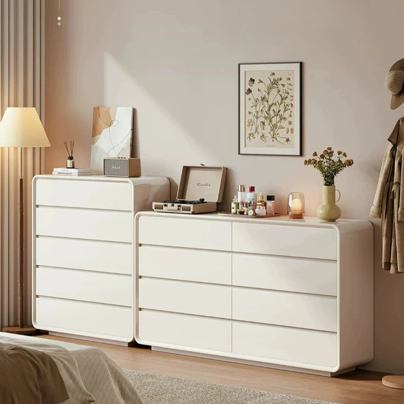 Minimalist Design Cabinet Luxury Office White Drawers Cabinet Hidden Handles Storage Armoire De Rangement House Accessories