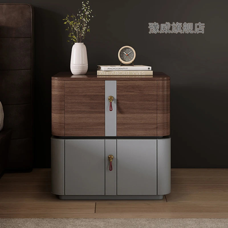 Minimalist Aesthetic Nightstand Modern Luxury Beauty Classic Nightstand Nordic Drawer Mesa De Cabeceira Bedroom Furniture