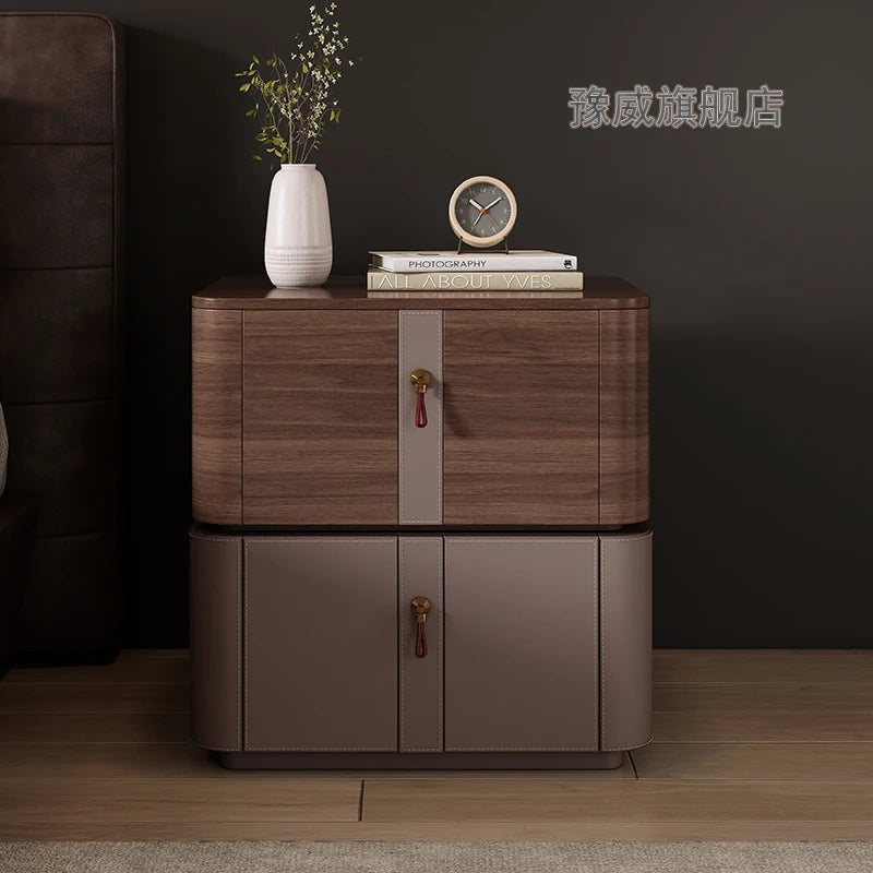 Minimalist Aesthetic Nightstand Modern Luxury Beauty Classic Nightstand Nordic Drawer Mesa De Cabeceira Bedroom Furniture