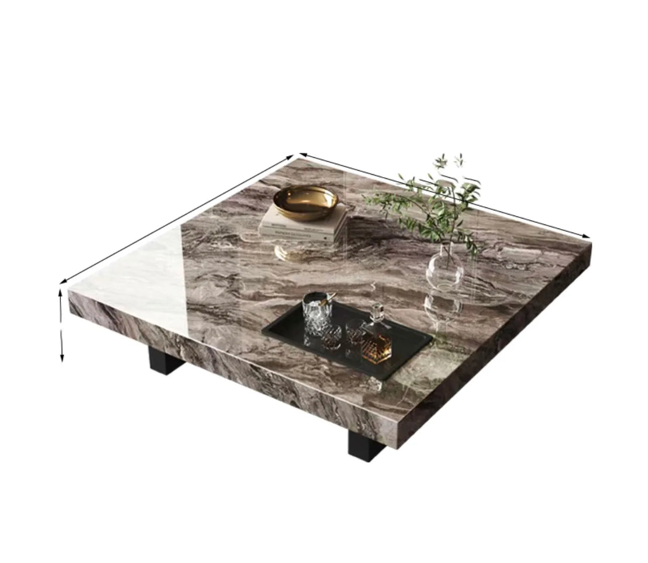 Minimalist Italian Coffee Table Living Room Decoration Aesthetic Modern Side Table Organizer Mesas Bajas Lounge Suite Furniture