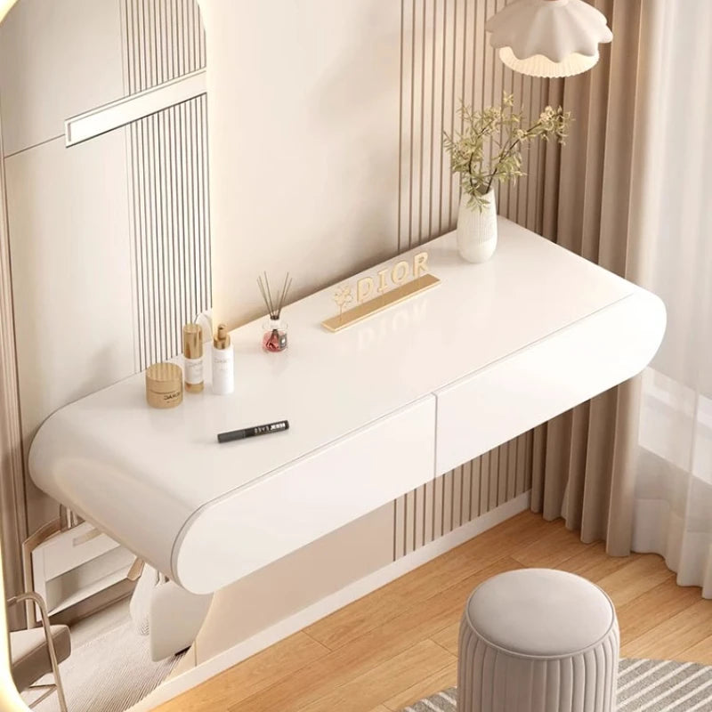 Minimalist White Dressing Table Organizer Cream Closets Organizer Dressing Table Light Luxury Nordic Vestidores Trendy Furniture