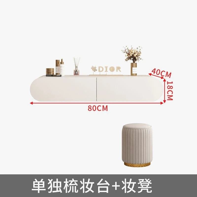 Minimalist White Dressing Table Organizer Cream Closets Organizer Dressing Table Light Luxury Nordic Vestidores Trendy Furniture
